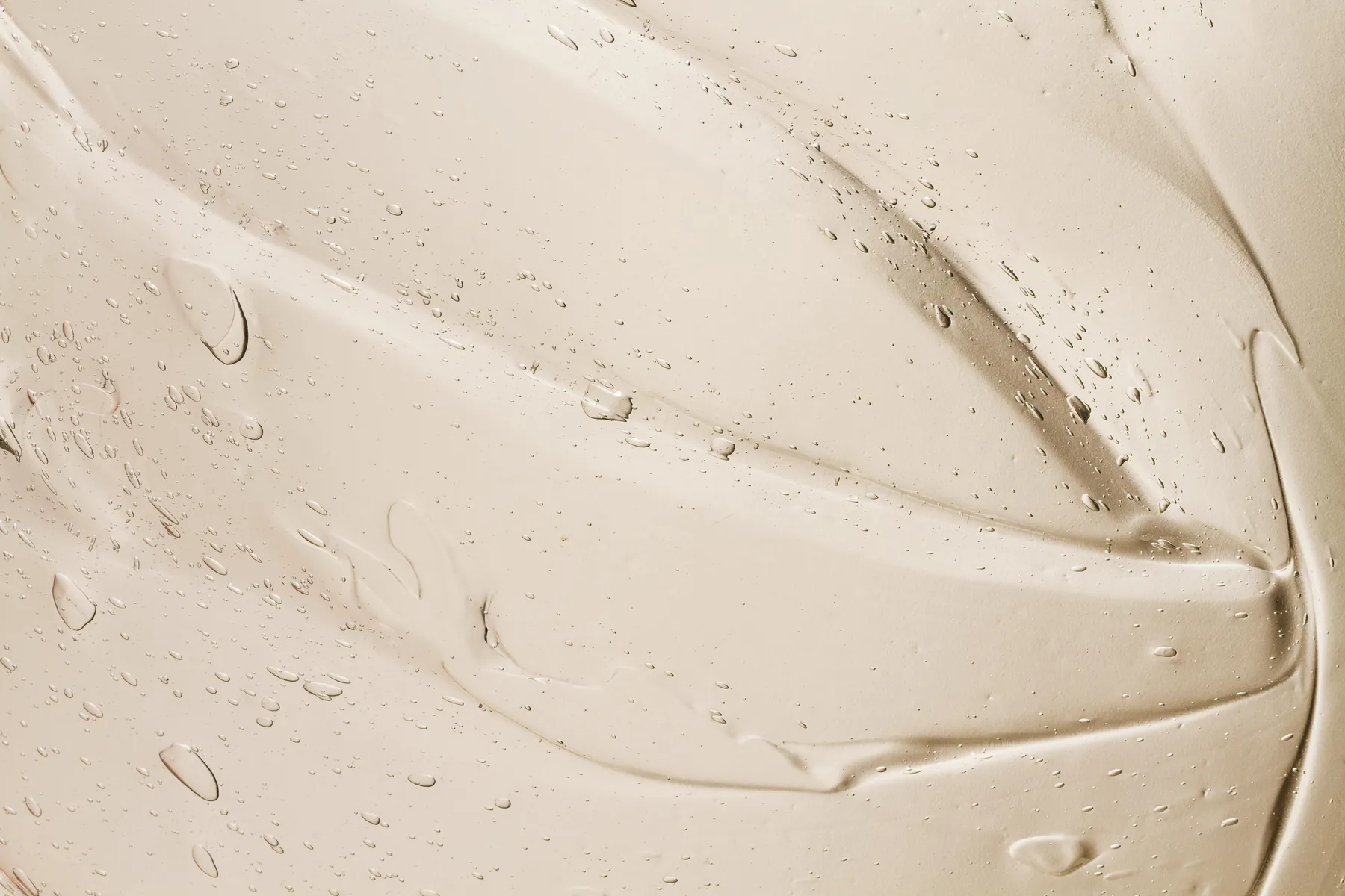Clear gel texture seen from above
